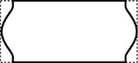 Prijsetiket 12x26mm Sato Samark permanent wit 1500 stuks-2