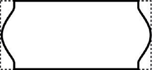 Prijsetiket 12x26mm Sato Samark permanent wit 1500 Stuk-2