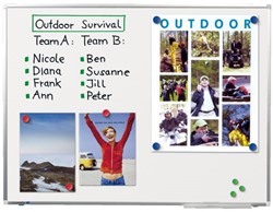 WHITEBOARD PREMIUM PLUS 100X150CM EMAILLE 1 STUK