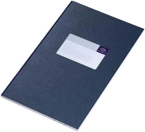 Notitieboek Djois Atlanta gelijmd 330x205 192blz lijn blauw