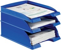 Brievenbak Leitz Plus Slim A4 blauw 1 Stuk-3