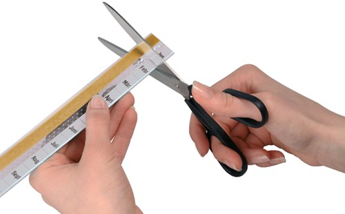 Tabstroken Durable zelfklevend glashelder 50x200mm 5 Stuk