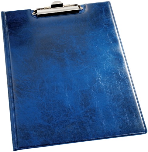 Klembordmap Durable 2355 A4 met kopklem en insteek blauw