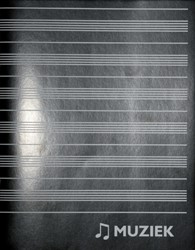 Muziekschrift Qbasic A5 36blz 70gr zw 1 Stuk