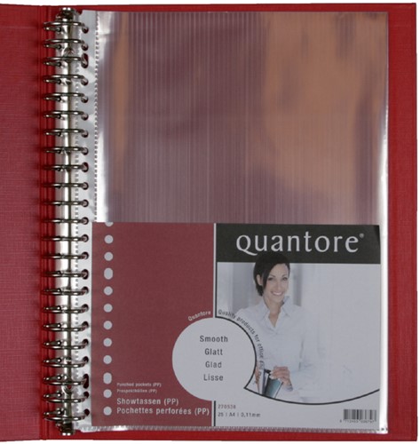 Showtas Quantore A4 23-gaats pp 0.11 glad 25 Stuk-2