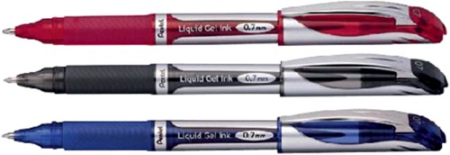 Rollerpen Pentel BL57 Energel M zwart 1 Stuk-2