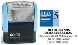 Zelfinktende tekststempels