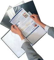 Showmap Rillstab A4 20 tassen transparant voortas 1 Stuk-2