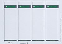 RUGETIKET LEITZ 1680 PRINTBAAR 56X190MM KARTON 100 Stuk