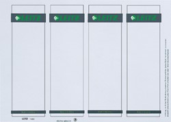 RUGETIKET LEITZ 1680 PRINTBAAR 56X190MM KARTON 100 Stuk