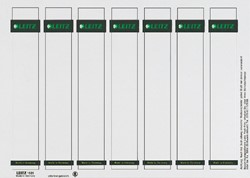 RUGETIKET LEITZ 1681 PRINTBAAR 31X190MM KARTON 175 Stuk