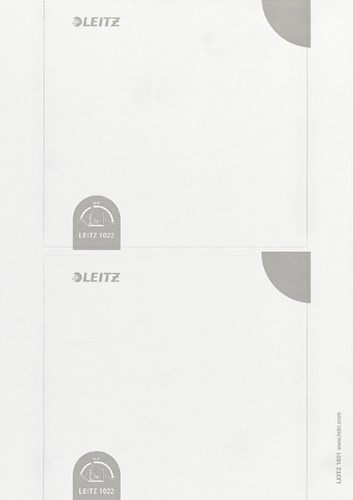 RUGETIKET LEITZ 1680 PRINTBAAR 56X190MM KARTON 100 Stuk-2