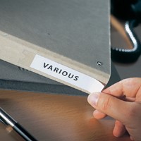 Etikethouder Djois 25x102mm zelfklevend tr 12st 12 Stuk-3