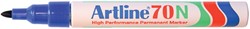 Viltstift Artline 70 rond 1.5mm blauw 1 Stuk