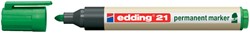 Viltstift edding 21 Eco rond 1.5-3mm groen 1 Stuk