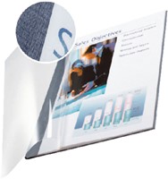 Inbindomslag Leitz 3.5mm soepel blauw 10 Stuk