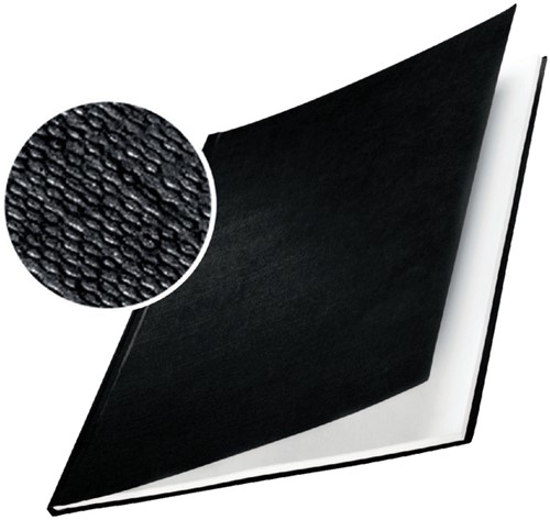 Inbindomslag Leitz 7mm harde kaft zwart 10 stuks