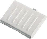 Visitekaartdoos 2vaks mat aluminium 1 Stuk