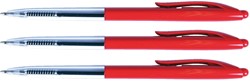 Balpen Quantore drukknop rood 1 Stuk