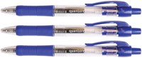 Gelschrijver Quantore grip drukknop 0.7mm blauw 1 Stuk-2