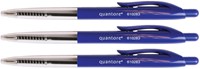 Balpen Quantore drukknop blauw 10 Stuk-2