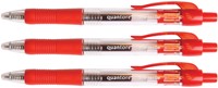 Gelschrijver Quantore grip drukknop 0.7mm rood 1 Stuk-3