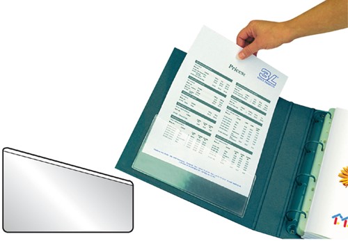 Insteektas Djois U-map 217x130mm zelfkl PP tr 5st 5 Stuk