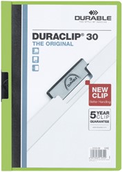 Klemmap Durable Duraclip A4 3mm 30v gn 1 Stuk