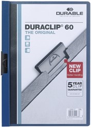 Klemmap Durable Duraclip A4 6mm 60v dbl 1 Stuk