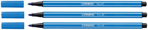 Viltstift STABILO Pen 68/41 M ultramarijn blauw 1 Stuk