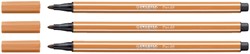 Viltstift STABILO Pen 68/89 M donker oker 1 Stuk