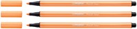 Viltstift STABILO Pen 68/054 M neon oranje 1 Stuk