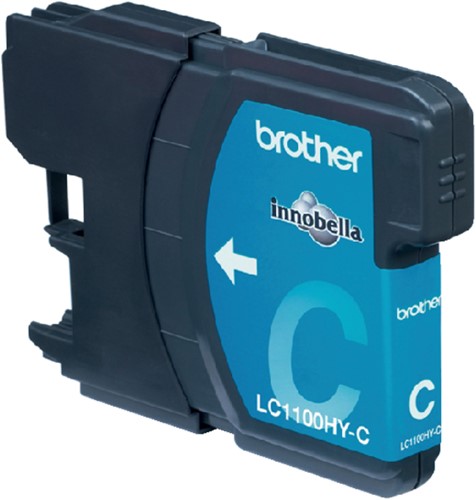 Inktcartridge Brother LC-1100HYC blauw 1 Stuk-2