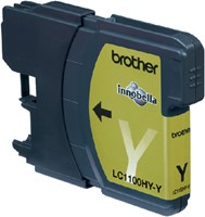 Inktcartridge Brother LC-1100HYY geel 1 Stuk-2