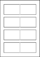 Visitekaart Avery C32015-25 85x54mm mat 200stuks 25 Vel-2