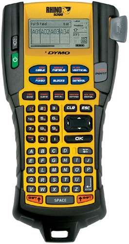 Labelprinter Dymo Rhino 5200 abc 19mm geel koffer 1 Stuk-1