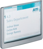 Deurbordje Durable Click sign 149x105,5mm grafiet