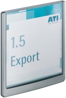 Deurbordje Durable Click sign 149x148.5mm grafiet 1 Stuk