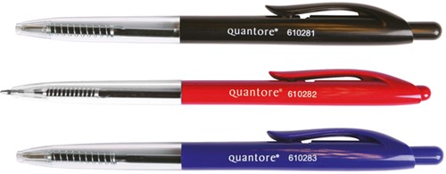 Balpen Quantore drukknop blauw 1 Stuk-2