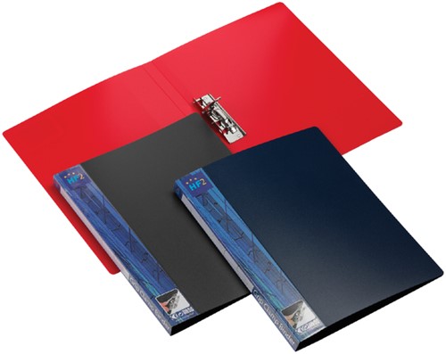 Klemmap HF2 A4 hefboommechaniek zwart 10 Stuk