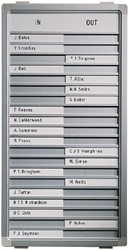 Aan afwezigheidsbord Legamaster 540x260mm 20 namen 1 Stuk