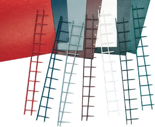 Surebindstrip 25mm 10pins wit 100 Stuk-2