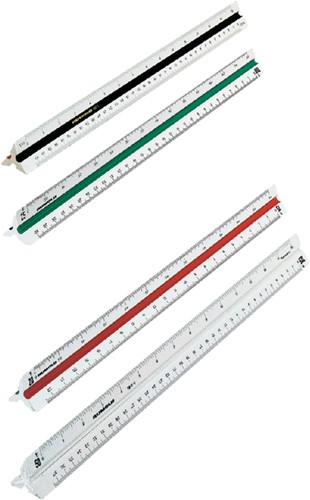 Schaalstok Rumold 150/30 ISO 1:1/2/5/10/20/50 1 Stuk-2