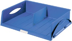 Brievenbak Leitz Sorty Jumbo A3 dwars blauw 1 Stuk