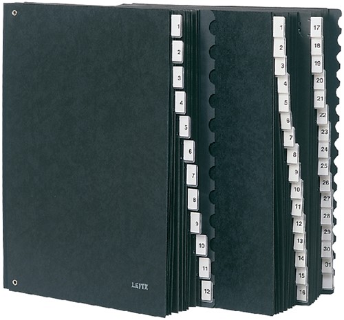 Bureaumap Leitz A4 A-Z hardboard gewolkt 1 Stuk-2