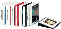Presentatieringband Esselte Essentials A4 panorama 23-rings O-mechaniek 44mm rood