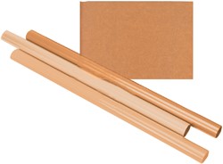 Inpakpapier Kraft gestreept 60gr 100cmx10m rol 1 Rol