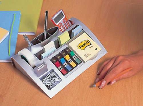 Bureau organiser Post-it C50 zilvergrijs incl inh 1 Stuk-3