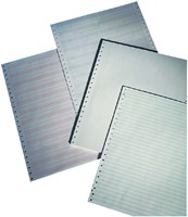 Computerpapier 240X12" blanco LP 2V 60/57gr 1000v 1000 Vel-2
