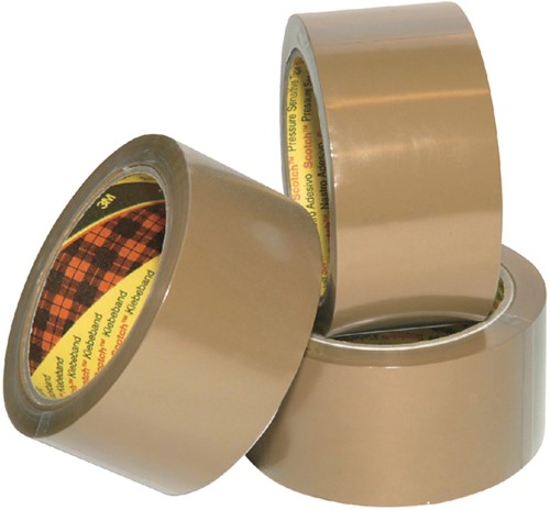 Verpakkingstape Scotch 3095 50mmx66m bruin 1 Rol-2